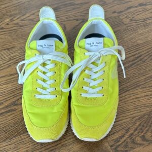 Rag & Bone Vibrant Lime Green Sneakers